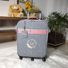 Mala com Rodinhas + Chaveiro de Brinde Preço Justo